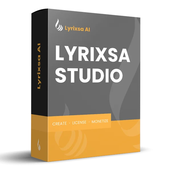 The Lyrixsa AI Studio software box